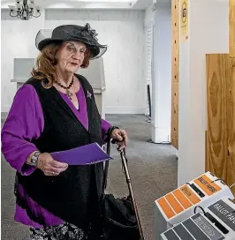  ?? BRADEN FASTIER, ROSS GIBLIN/STUFF ?? Huge numbers of voters are following 81-year-old Mary Martin’s lead and heading to the polls early, above, while others are still trying to work out what policies remain on David Seymour’s ‘‘active’’ list.