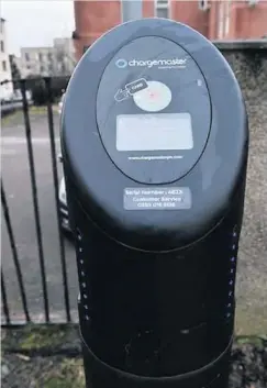  ??  ?? Way ahead Electric vehicle charging points are now live in Monklands