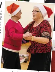  ?? All photos by John Kelliher ?? Mike Kennedy, Mary Kennedy, Maggie Hayes and Moss Diggins looking as festive as can be at the social dancing night in Ballylongf­ord.