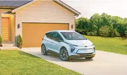  ?? GENERAL MOTORS ?? The 2023 Chevrolet Bolt EV.