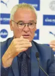  ??  ?? Claudio Ranieri