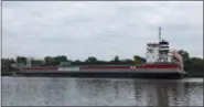  ?? MORNING JOURNAL FILE ?? The freighter Fraserborg sits docked to be loaded with aggregate materials in the port of Lorain in September. The vessel is owned by Royal Wagenborg, an internatio­nal shipping company with a fleet of 173 vessels. It is 154.6 meters, or about 507 feet,...