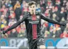  ?? FOTO: GETTY ?? Havertz, gran atractivo del duelo