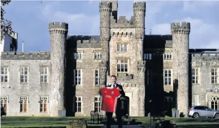  ??  ?? > Ryan Giggs at Hensol Castle recently after he was unveiled as the new Wales football coach