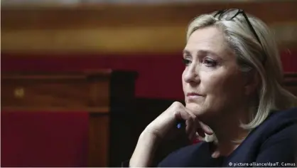  ??  ?? The far-right party of Marine Le Pen also did worse than expected