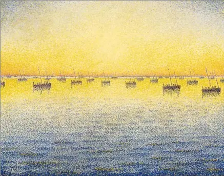  ?? Images from the Phillips Collection ?? PAUL SIGNAC felt art andmusic were so close he used symphonic names, such as “Setting Sun. Sardine Fishing. Adagio. Opus 221.”