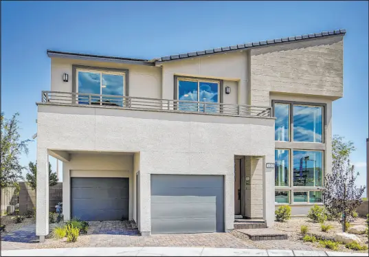  ?? Woodside Homes ?? Obsidian by Woodside Homes is the newest neighborho­od to open in the rapidly growing and popular area of Summerlin West within the master-planned community of Summerlin.