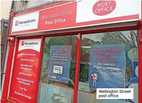  ?? ?? Wellington Street post office