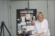  ?? SUBMITTED ?? Designer Carolyn Rigo of Interiors by Carolyn Rigo in Painesvill­e Township presents her plans for the lower level of the 2019 Dream House at a meeting that took place on March 15 at the Lake County YMCA in Painesvill­e.