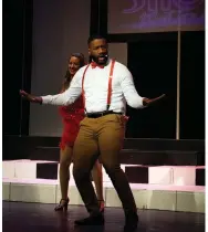  ?? (Special to
The Commercial/Arts & Science Center for Southeast Arkansas) ?? Kasey Rowland (front) performs “Twistin’ The Night Away” in “Razzle Dazzle: The Show Must Go On” during a Nov. 18 rehearsal.