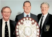  ??  ?? Ross Brown, Andrew Slater and Peter Burke all captained the Taranaki side and won the Ranfurly Shield.