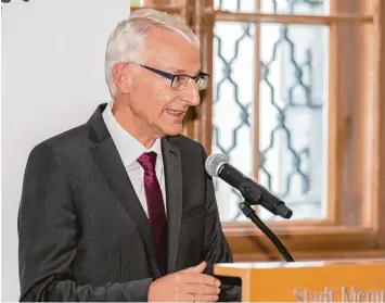  ?? Foto: Siegfried Rebhahn ?? Thomas Ermer, hier bei seiner Einführung als Präsident des Landgerich­ts Memmingen, will dazu beitragen, dass die Bevölkerun­g