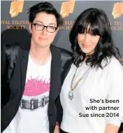  ??  ?? She’s been with partner Sue since 2014