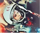  ??  ?? i Human guinea pig? Gagarin was 27 when he was put into space in 1961