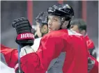  ?? ERROL MCGIHON/POSTMEDIA NETWORK ?? Ottawa Senator Bobby Ryan during team practice at the CTC, on Monday.