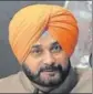  ??  ?? Navjot Singh Sidhu