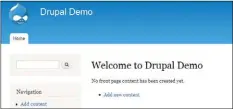  ??  ?? Figure 6: Drupal demo