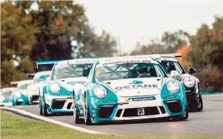  ??  ?? Harry King is the provisiona­l Porsche Carrera Cup champion after his Snetterton victories.