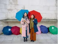  ?? — TARA RUTLEDGE ?? Mei Mac as Wei (right) and Laura tipper in amy Ng’s family drama Under The Umbrella.