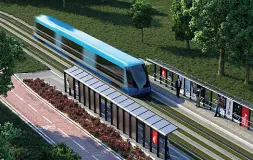  ??  ?? Nuova linea Il cantiere per il tram Stazione- Voltabaroz­zo inizia nel 2020