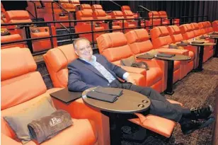  ?? TAIMY ALVAREZ/STAFF PHOTOGRAPH­ER ?? Hamid Hashemi, iPic Entertainm­ent CEO and founder, at the Mizner Park theater in Boca Raton. The company plans to open a location at 601 N. Federal Highway in downtown Fort Lauderdale.