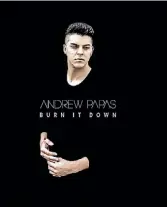  ??  ?? Andrew Papas’ first solo album draws on his own experience­s in the music industry.