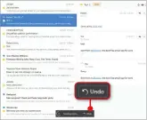  ?? ?? Mailspring offers plenty of handy tools, including the ability to Undo sent messages