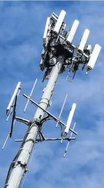  ??  ?? AIM HIGH: The new network, still to be named, will make use of WBS’s 400 own high sites as well as ones leased from cellphone tower companies