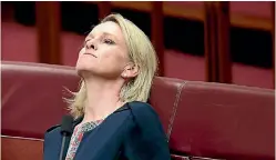  ?? PHOTO: FAIRFAX ?? National Senator Fiona Nash’s dual citizenshi­p has added to the turmoil facing the Australian federal government.