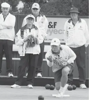  ??  ?? Right: Drouin’s Tim Anderson bowled steadily during the division three match against Warragul.