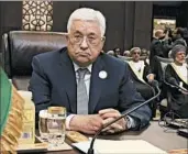  ?? RAAD ADAYLEH/ASSOCIATED PRESS ?? Palestinia­n Authority President Mahmoud Abbas will meet with President Donald Trump today.