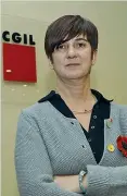  ??  ?? Cgil Il segretario Silvia Spera