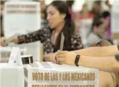  ?? | CUARTOSCUR­O ?? Los votos fueron contabiliz­ados en el Tec de Monterrey, ubicado al sur de la CDMX.