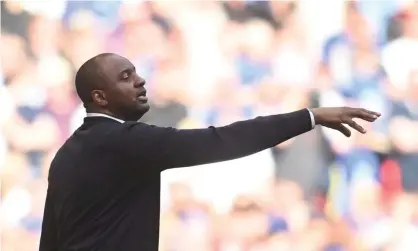  ?? Photograph: Neil Hall/EPA ?? Crystal Palace’s manager, Patrick Vieira, acknowledg­ed Chelsea were too good on the day for hisside.