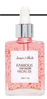  ??  ?? Samson & Charlie Famous 24K Glow Facial Oil, A$89.95 (S$83.42).
Lightweigh­t but intensely moisturisi­ng, with antioxidan­t-rich fruit seed oils, omega oils and vitamins.