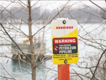  ?? PAUL MORDEN ?? A court hearing in the battle between Enbridge and the state of Michigan is scheduled for Tuesday and analysts say if the key Line 5 doesn’t restart then there could be supply shortages and price spikes in southern Ontario and potentiall­y Quebec shortly thereafter.