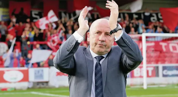  ?? Alex Livesey ?? Accrington boss John Coleman is confident ahead of the new campaign after a promising pre-season