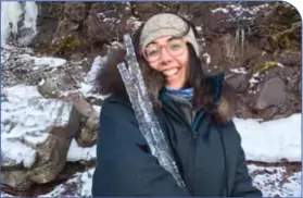  ?? Photo: Courtoisie ?? Coline Tisserand a écrit son poème «Le balcon» en novembre 2022, et l’a soumis juste quelques jours avant la date limite du concours.