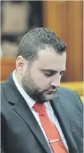  ?? Picture: Gallo Images ?? IN THE DOCK. Murder-accused Christophe­r Panayiotou is on a video shown in court earlier telling a suspected accomplice the murder now looked like ‘a hit’ and not a robbery as planned.