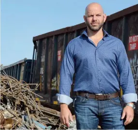  ?? Photo : Daniel Bahuaud ?? Dan Chisick : « Industrial Metals emploie presque 100 personnes à temps plein. Notre entreprise recycle plus de 200 millions de livres de métal chaque année. Sans nous, ce métal aboutirait dans les dépotoirs. »