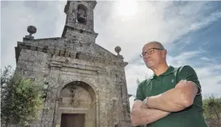  ?? [paco rodríguez] ?? Luciano Pena elixiu para a fotografía a igrexa da parroquia na que reside, a de Ons