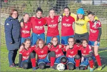  ??  ?? Les U12/14 féminines à l’honneur