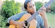  ?? Like Father Like Son, LEON MULLER ?? ASHUR Petersen, 20, performed at his debut solo concert, his late father musician Taliep Petersen in 2020. |
a tribute to