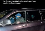  ??  ?? ZUMA TURNS HIMSELF IN
The deadline was midnight and at 11:15pm the former president’s motorcade was seen leaving his homestead.