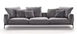  ??  ?? FANULI Finding a sofa that suits your space and style doesn’t have to be difficult. The Romeo sofa, designed by Antonio Citterio for Flexform, is the ideal combinatio­n of elegant good looks and total comfort with its clean lines, subtle details and generously filled goose-down cushions. Available from Fanuli in a range of sizes, configurat­ions and upholstery options. For more informatio­n, visit fanuli.com.au