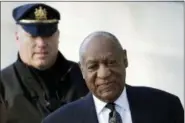  ?? AP PHOTO/MATT SLOCUM ?? Bill Cosby arrives for a pretrial hearing in his sexual assault case at the Montgomery County Courthouse, Tuesday, March 6, 2018, in Norristown, Pa.