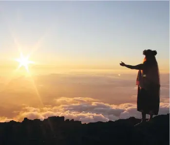  ?? WESTIN RESORTS ?? Makalapua Kanuha, the director of culture at the Westin Kaanapali Ocean Resort Villas, has been instrument­al in teaching visitors about Maui Hawaiian traditions.