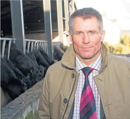  ??  ?? NFU Scotland director of policy Jonnie Hall issued a rallying call over the need to move towards more effective “actionbase­d” measures of farm support.