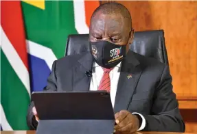  ?? Izithombe: GCIS ?? UMengameli uCyril Ramaphosa