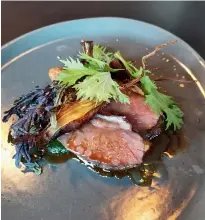  ?? MARY DE RUYTER ?? Sous vide lamb at Moiety.